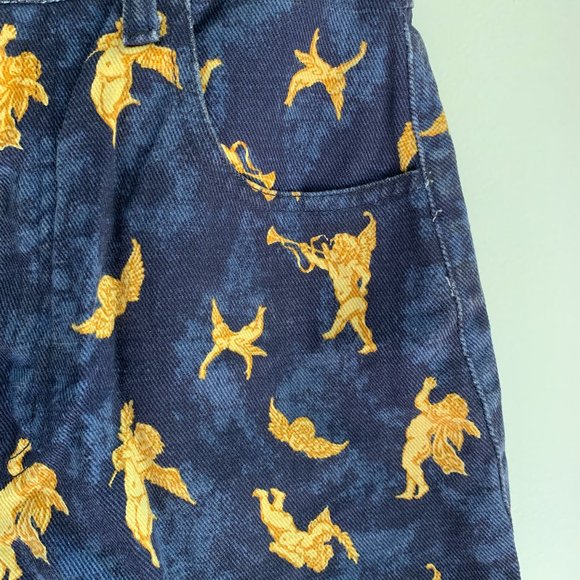 Vintage Not Guilty Jeans shorts - Gold Angels 90's - Picture 3 of 8